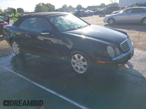 2003 Mercedes-Benz CLK 320 with VIN WDBLK65G63T131225, listed as a IAAI auction lot 42060339 with 162,918 mi miles and . Bid and sale history available at DreamBid. Image 1.