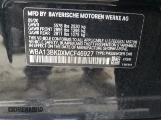 2021 BMW 5 Series M550i xDrive z VIN WBA13BK0XMCF46927, wystawiony jako Copart lot #72636684 z przebiegiem 31 044 mil mil oraz Czysty tytuł • Clean title. Historia ofert i sprzedaży dostępna na DreamBid. Obrazek 14.