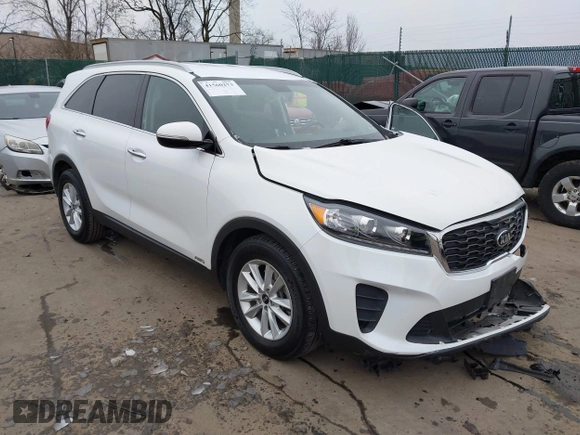 2019 Kia Sorento LX with VIN 5XYPGDA30KG548829, listed as a IAAI auction lot 41560273 with 72,923 mi miles. Bid and sale history available at carsss.com. Image 1.