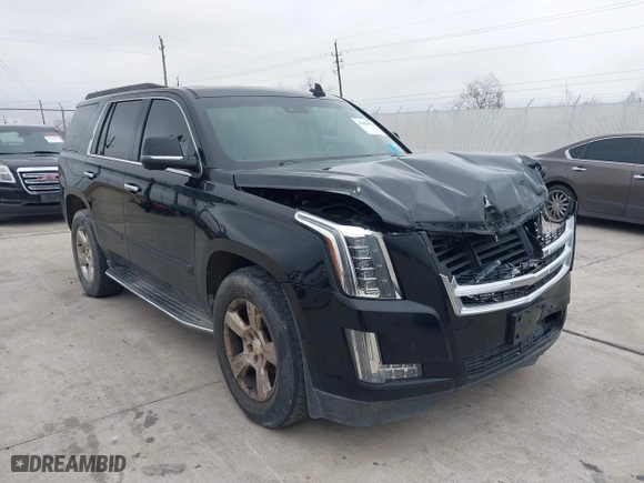2016 Cadillac Escalade Luxury Collection with VIN 1GYS4BKJ7GR180527, listed as a IAAI auction lot 41428192 with 145,370 mi miles. Bid and sale history available at carsss.com. Image 1.