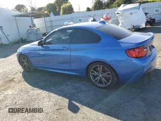 2016 BMW 2 Series M235i with VIN WBA1J7C57GV360264, listed as a Copart auction lot 47411134 with 58,176 mi miles. Bid and sale history available at carsss.com. Image 2.