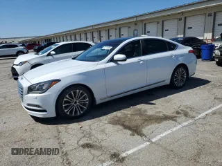 2016 Hyundai Genesis 3.8L z VIN KMHGN4JE9GU117351, wystawiony jako Copart lot #52179085 z przebiegiem 121 280 mil mil oraz Szkody całkowita. Historia ofert i sprzedaży dostępna na DreamBid. Obrazek 1.