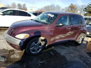 2001 Chrysler PT Cruiser with VIN 3C8FY4BBX1T665693, listed as a Copart auction lot 43029065 with 88,081 mi miles and Salvage Title. Bid and sale history available at carsss.com. Image 1.