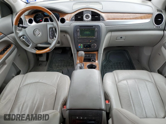 2012 Buick Enclave Leather with VIN 5GAKRCED2CJ257236, listed as a Copart auction lot 55344435 with 214,130 mi miles and Salvage Title. Bid and sale history available at carsss.com. Image 8.