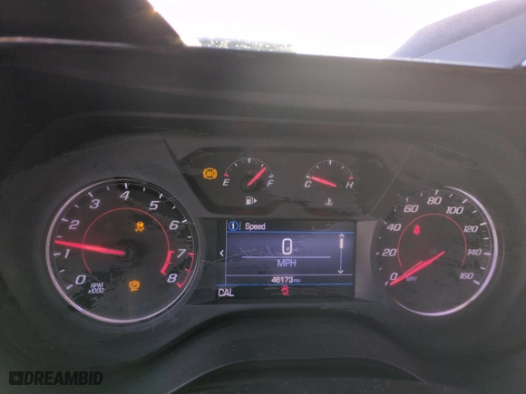 2019 Chevrolet Camaro 1LT with VIN 1G1FA1RX3K0127107, listed as a Copart auction lot 88008945 with 46,173 mi miles and Salvage Title. Bid and sale history available at carsss.com. Image 9.