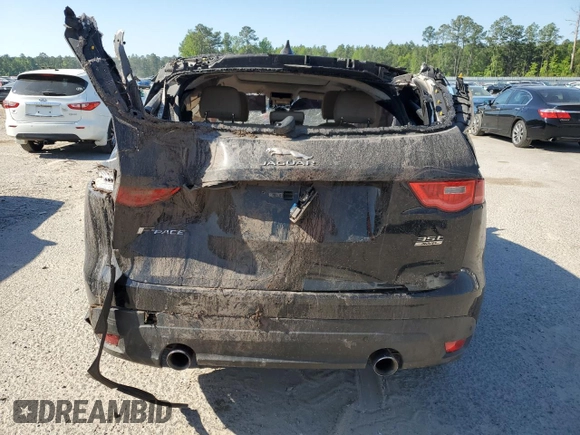 2017 Jaguar F-Pace 35t Prestige with VIN SADCK2BV2HA897456, listed as a Copart auction lot 51971945 with Not provided miles and Salvage title. Bid and sale history available at DreamBid. Image 6.