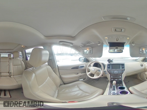 2013 Nissan Pathfinder Platinum with VIN 5N1AR2MM5DC621575, listed as a Copart auction lot 41856495 with 143,227 mi miles and Salvage Title. Bid and sale history available at carsss.com. Image 14.