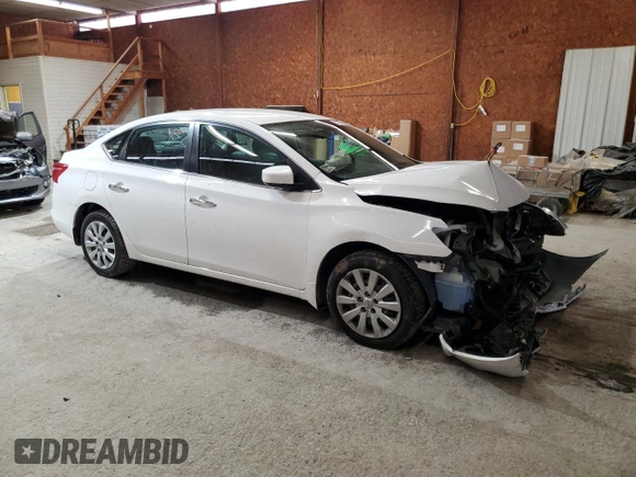 2017 Nissan Sentra S with VIN 3N1AB7AP6HY300102, listed as a Copart auction lot 53354405 with 65,781 mi miles and Salvage Title. Bid and sale history available at DreamBid. Image 4.