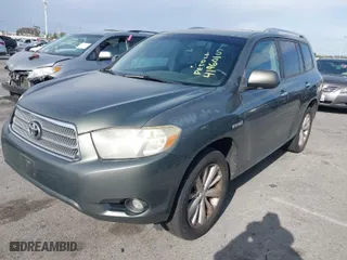 2008 Toyota Highlander Hybrid Limited with VIN JTEEW44A282010698, listed as a IAAI auction lot 41960107 with 171,209 mi miles. Bid and sale history available at carsss.com. Image 2.