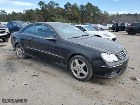 2004 Mercedes-Benz CLK-Class 5.0L with VIN WDBTJ75J54F091191, listed as a Copart auction lot 82981414 with 101,284 mi miles and Salvage Title. Bid and sale history available at carsss.com. Image 4.