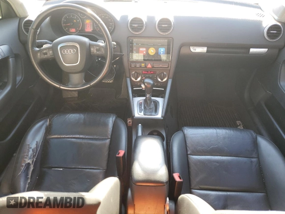 2008 Audi A3 S-Line with VIN WAUKD78P08A128247, listed as a Copart auction lot 80413334 with 238,960 mi miles and Salvage Title. Bid and sale history available at carsss.com. Image 8.