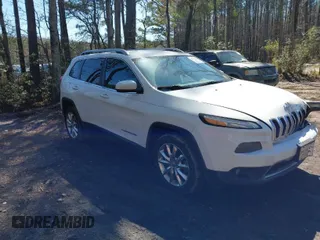2014 Jeep Cherokee Limited with VIN 1C4PJLDS9EW238121, listed as a IAAI auction lot 41811278 with 185,240 mi miles. Bid and sale history available at carsss.com. Image 1.