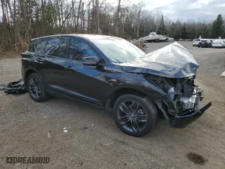2023 Acura RDX w/A-Spec Package with VIN 5J8TC2H66PL802572, listed as a Copart auction lot 78595754 with 0 mi miles and Salvage Title. Bid and sale history available at carsss.com. Image 4.