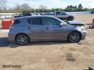 2015 Lexus CT 200h Hybrid with VIN JTHKD5BH5F2224325, listed as a IAAI auction lot 41095553 with 92,591 mi miles. Bid and sale history available at carsss.com. Image 13.