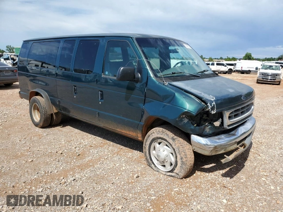 2000 Ford Econoline Passenger XL with VIN 1FBSS31L5YHA98957, listed as a Copart auction lot 56466624 with 102,350 mi miles and Salvage Title. Bid and sale history available at DreamBid. Image 4.