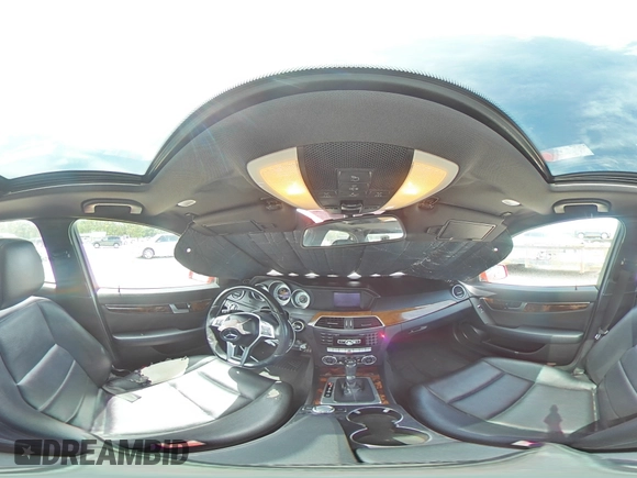2014 Mercedes-Benz C 250 Sport with VIN WDDGF4HB8EA927880, listed as a Copart auction lot 58507445 with 152,995 mi miles and Salvage title. Bid and sale history available at DreamBid. Image 14.
