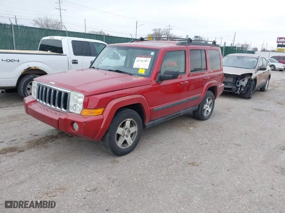 2009 Jeep Commander Sport with VIN 1J8HG48K99C544044, listed as a IAAI auction lot 41741302 with 183,992 mi miles. Bid and sale history available at carsss.com. Image 2.