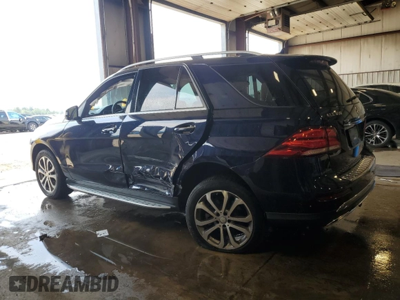 2017 Mercedes-Benz GLE 350 with VIN 4JGDA5HB8HA866029, listed as a Copart auction lot 62630215 with 29,268 mi miles and Salvage title. Bid and sale history available at DreamBid. Image 2.
