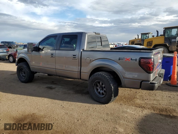 2010 Ford F-150 XL with VIN 1FTFW1EV6AFA03440, listed as a Copart auction lot 54847325 with 176,807 mi miles and Salvage Title. Bid and sale history available at DreamBid. Image 2.