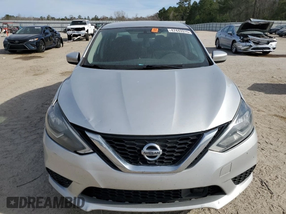 2018 Nissan Sentra S with VIN 3N1AB7AP0JY297249, listed as a Copart auction lot 47443315 with 153,058 mi miles and Salvage Title. Bid and sale history available at DreamBid. Image 5.