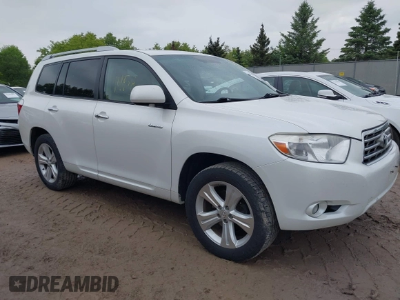 2010 Toyota Highlander Limited with VIN 5TDDK3EHXAS028897, listed as a IAAI auction lot 42347458 with 209,640 mi miles and . Bid and sale history available at DreamBid. Image 1.