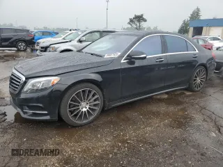 2015 Mercedes-Benz S 550 with VIN WDDUG8FB8FA080564, listed as a Copart auction lot 59887535 with 107,267 mi miles and Clean title. Bid and sale history available at DreamBid. Image 1.