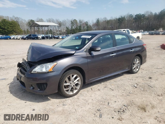 2015 Nissan Sentra SL with VIN 3N1AB7APXFY272883, listed as a Copart auction lot 51101975 with 103,069 mi miles and Clean Title. Bid and sale history available at DreamBid. Image 1.
