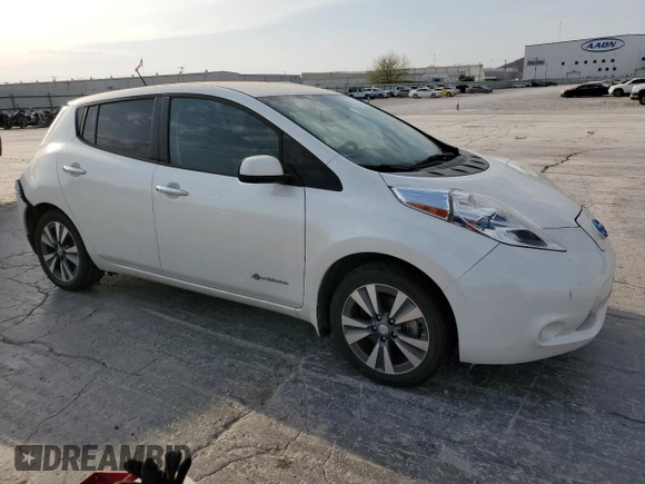 2015 Nissan LEAF SV with VIN 1N4AZ0CP2FC305774, listed as a Copart auction lot 50722495 with 64,142 mi miles and Salvage Title. Bid and sale history available at carsss.com. Image 4.