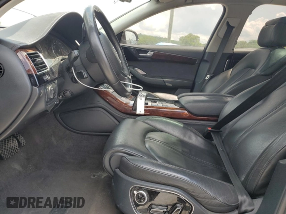 2011 Audi A8 with VIN WAURVAFD2BN004871, listed as a Copart auction lot 55208355 with 167,356 mi miles and Salvage title. Bid and sale history available at DreamBid. Image 7.
