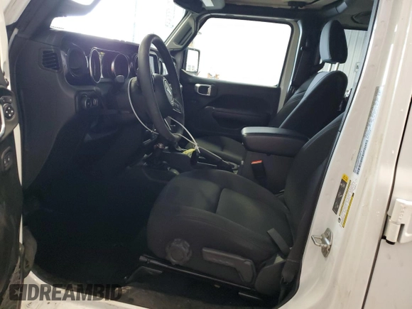 2023 Jeep Wrangler Sport S with VIN 1C4HJXDN1PW628218, listed as a Copart auction lot 48355205 with 32,009 mi miles and Salvage title. Bid and sale history available at DreamBid. Image 7.
