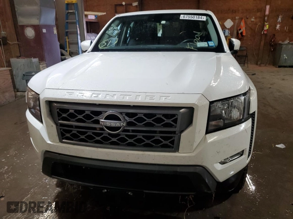 2022 Nissan Frontier SV with VIN 1N6ED1FK1NN673640, listed as a Copart auction lot 67550184 with 0 mi miles and Salvage Title. Bid and sale history available at carsss.com. Image 5.
