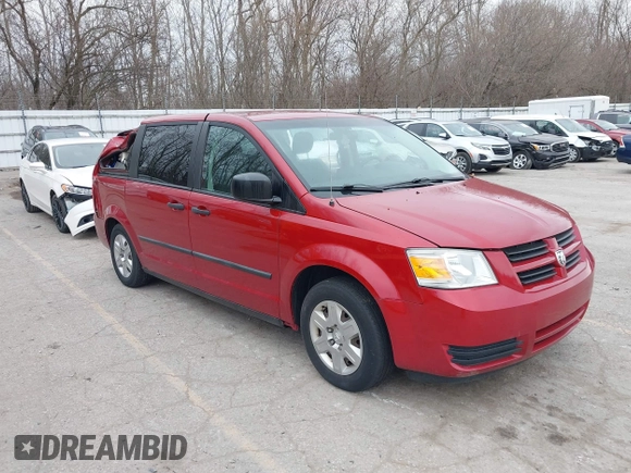 2008 Dodge Grand Caravan SE with VIN 1D8HN44H08B191755, listed as a IAAI auction lot 41895632 with 99,475 mi miles and . Bid and sale history available at DreamBid. Image 1.