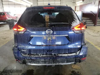 2020 Nissan Rogue SV with VIN JN8AT2MV9LW102271, listed as a Copart auction lot 45492445 with 113,206 mi miles and Salvage Title. Bid and sale history available at carsss.com. Image 6.