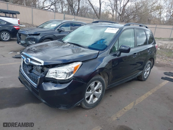 2015 Subaru Forester 2.5i Premium with VIN JF2SJADCXFH821389, listed as a IAAI auction lot 41940129 with 48,955 mi miles. Bid and sale history available at carsss.com. Image 17.