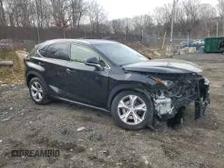 2017 Lexus NX with VIN JTJBARBZ3H2133225, listed as a Copart auction lot 43923135 with 120,793 mi miles and Salvage Title. Bid and sale history available at carsss.com. Image 4.
