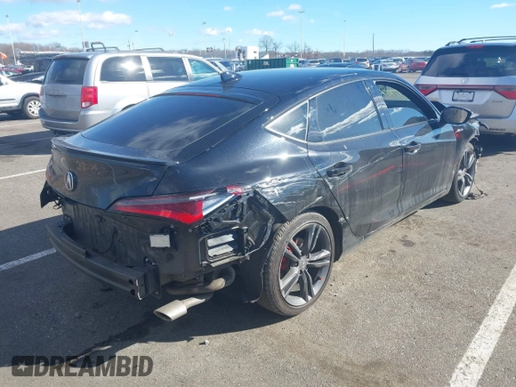 2024 Acura Integra Technology with VIN 19UDE4H66RA010544, listed as a IAAI auction lot 41497121 with 11,456 mi miles and . Bid and sale history available at DreamBid. Image 4.