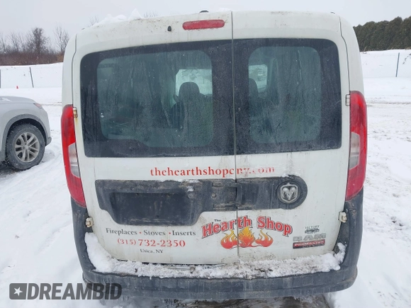 2018 Ram ProMaster City Cargo Van Tradesman with VIN ZFBERFAB4J6K11590, listed as a IAAI auction lot 41314466 with 94,830 mi miles. Bid and sale history available at carsss.com. Image 17.