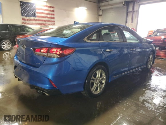 2018 Hyundai Sonata SEL with VIN 5NPE34AF2JH682939, listed as a Copart auction lot 51783255 with 90,531 mi miles and Salvage Title. Bid and sale history available at DreamBid. Image 3.