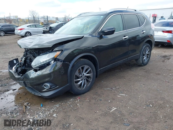 2016 Nissan Rogue SL with VIN 5N1AT2MV3GC751112, listed as a IAAI auction lot 41850843 with 114,420 mi miles and . Bid and sale history available at DreamBid. Image 17.