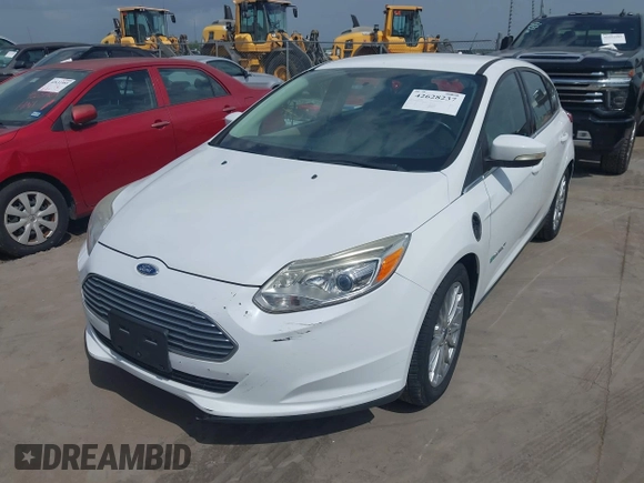 2014 Ford Focus Electric with VIN 1FADP3R49EL355751, listed as a IAAI auction lot 42628237 with 56,551 mi miles and . Bid and sale history available at DreamBid. Image 2.