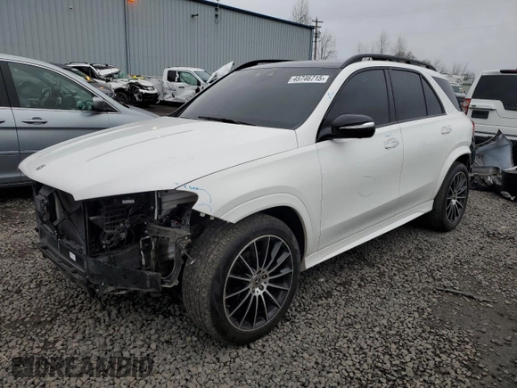 2022 Mercedes-Benz GLE 350 z VIN 4JGFB4KEXNA765833, wystawiony jako Copart lot #45746715 z przebiegiem 38 033 mil mil oraz Szkoda całkowita • Salvage title. Historia ofert i sprzedaży dostępna na DreamBid. Obrazek 1.