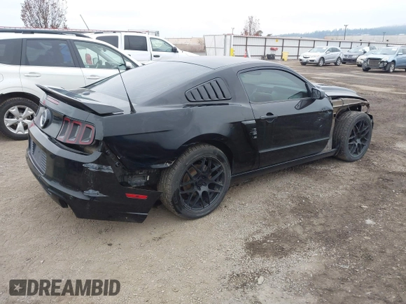 2013 Ford Mustang GT with VIN 1ZVBP8CF3D5240409, listed as a IAAI auction lot 41022550 with 133,744 mi miles. Bid and sale history available at carsss.com. Image 4.