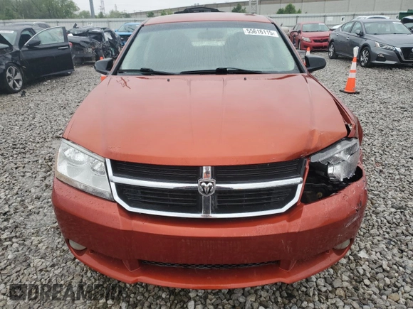 2008 Dodge Avenger SXT with VIN 1B3LC56KX8N665577, listed as a Copart auction lot 55616115 with 135,626 mi miles and Salvage Title. Bid and sale history available at DreamBid. Image 5.