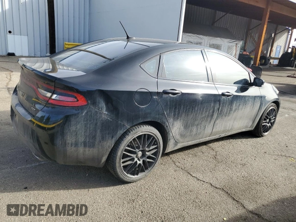 2015 Dodge Dart GT with VIN 1C3CDFEB5FD225096, listed as a Copart auction lot 48436105 with 127,646 mi miles and Salvage Title. Bid and sale history available at DreamBid. Image 3.