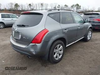 2006 Nissan Murano SL with VIN JN8AZ08W76W503862, listed as a IAAI auction lot 41925817 with Not Provided miles and . Bid and sale history available at carsss.com. Image 4.
