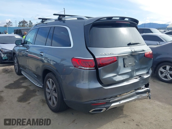 2020 Mercedes-Benz GLS with VIN 4JGFF5KE5LA200767, listed as a IAAI auction lot 41934764 with 35,697 mi miles. Bid and sale history available at carsss.com. Image 3.