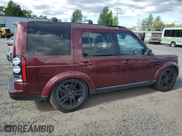 2016 Land Rover LR4 HSE Lux with VIN SALAK2V63GA790401, listed as a Copart auction lot 61655285 with 77,804 mi miles and Clean title. Bid and sale history available at DreamBid. Image 3.