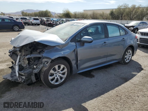 2021 Toyota Corolla LE with VIN 5YFEPMAEXMP212600, listed as a Copart auction lot 50025145 with 66,365 mi miles and Salvage Title. Bid and sale history available at carsss.com. Image 1.
