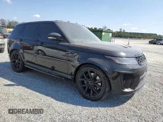 2019 Land Rover Range Rover Sport SVR with VIN SALWZ2SEXKA853080, listed as a Copart auction lot 74125794 with 52,855 mi miles and Salvage Title. Bid and sale history available at DreamBid. Image 4.