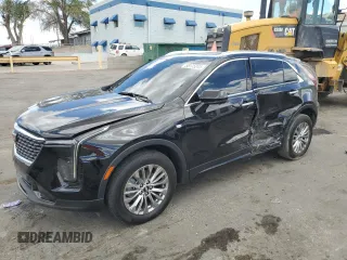 2025 Cadillac XT4 FWD Premium Luxury с VIN 1GYFZCR46SF160711, выставлен на аукционе Copart как лот 55175245 с пробегом 5 176 миль миль и Списание • Salvage title. История ставок и продаж доступна на DreamBid. Изображение 1.